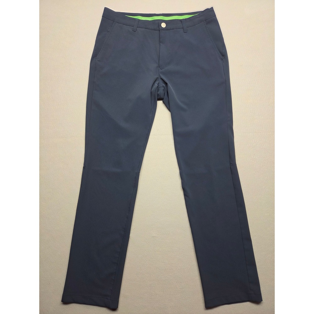 Bonobos Mens M-Flex Golf Pants Navy Blue Slim Fit 34x34 Performance Trousers
